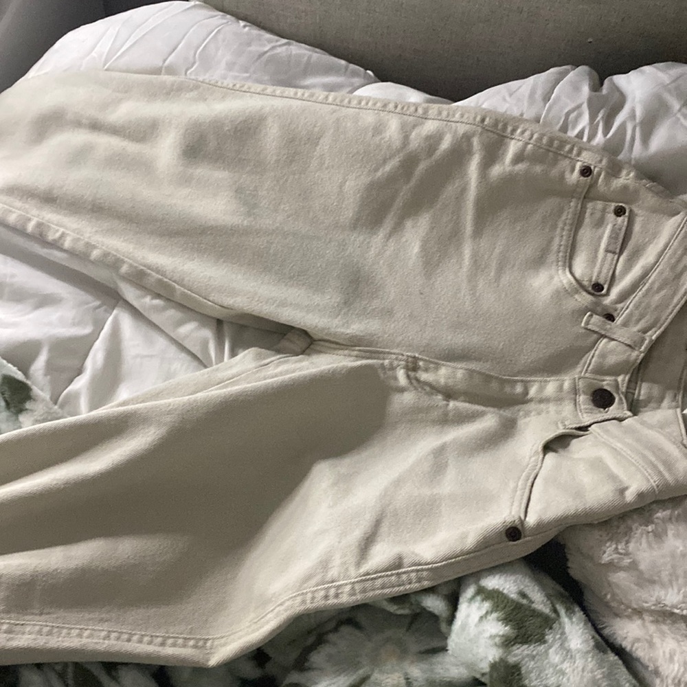 Vintage Lee high rise khaki mom jeans